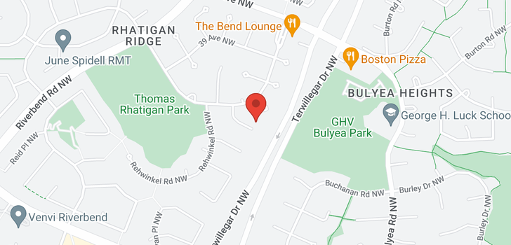 map of 180 RHATIGAN RD E NW